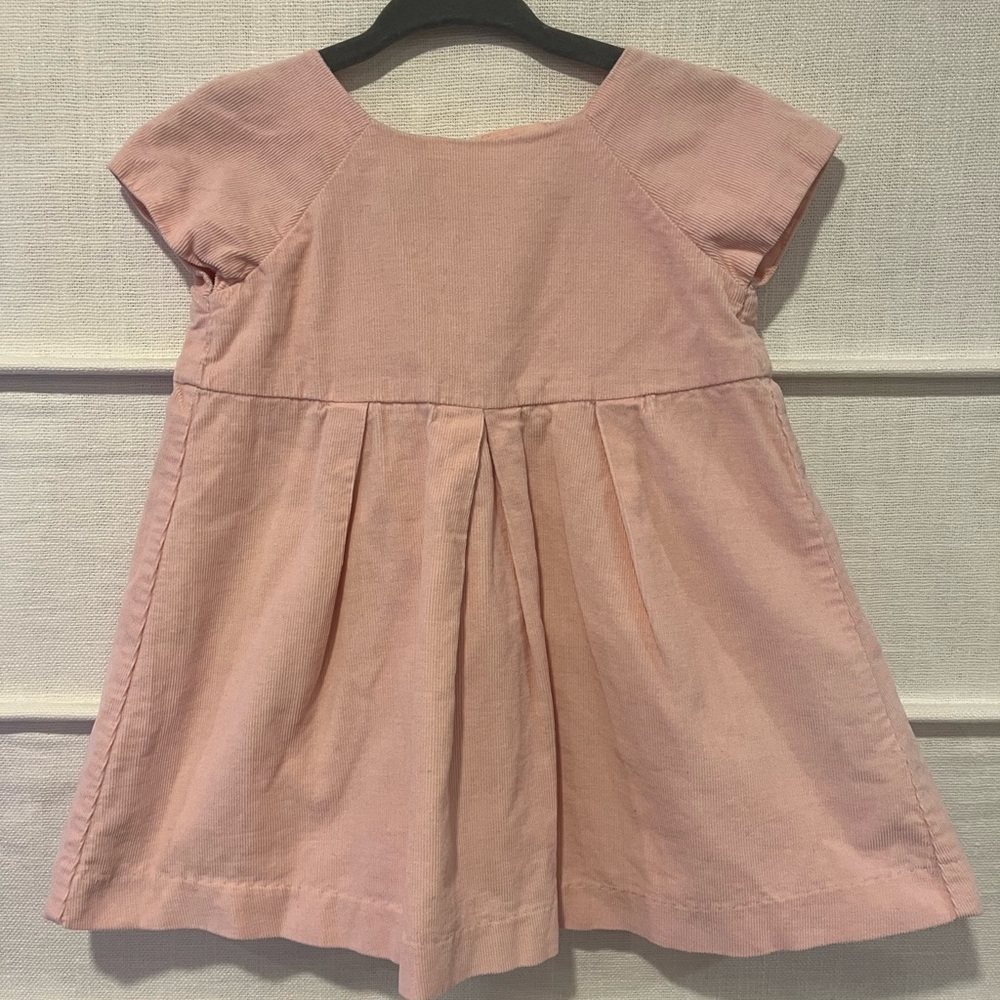GAP pink short sleeve dress 12-18m